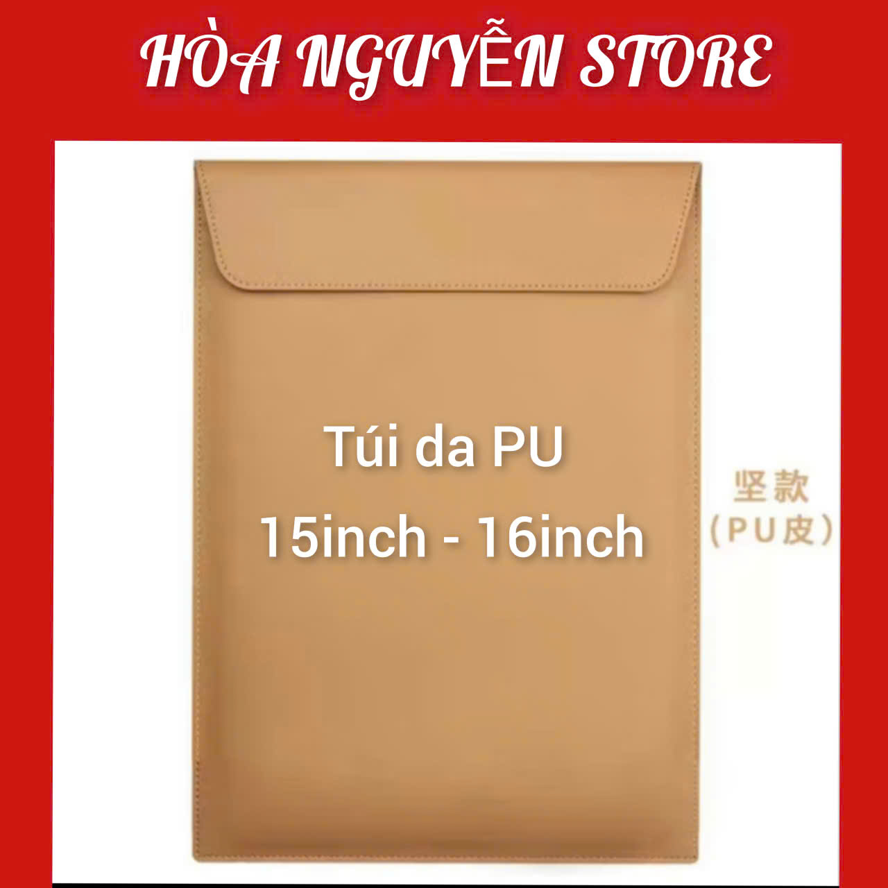 Bao da PU cho màn 15,6 - 16inch