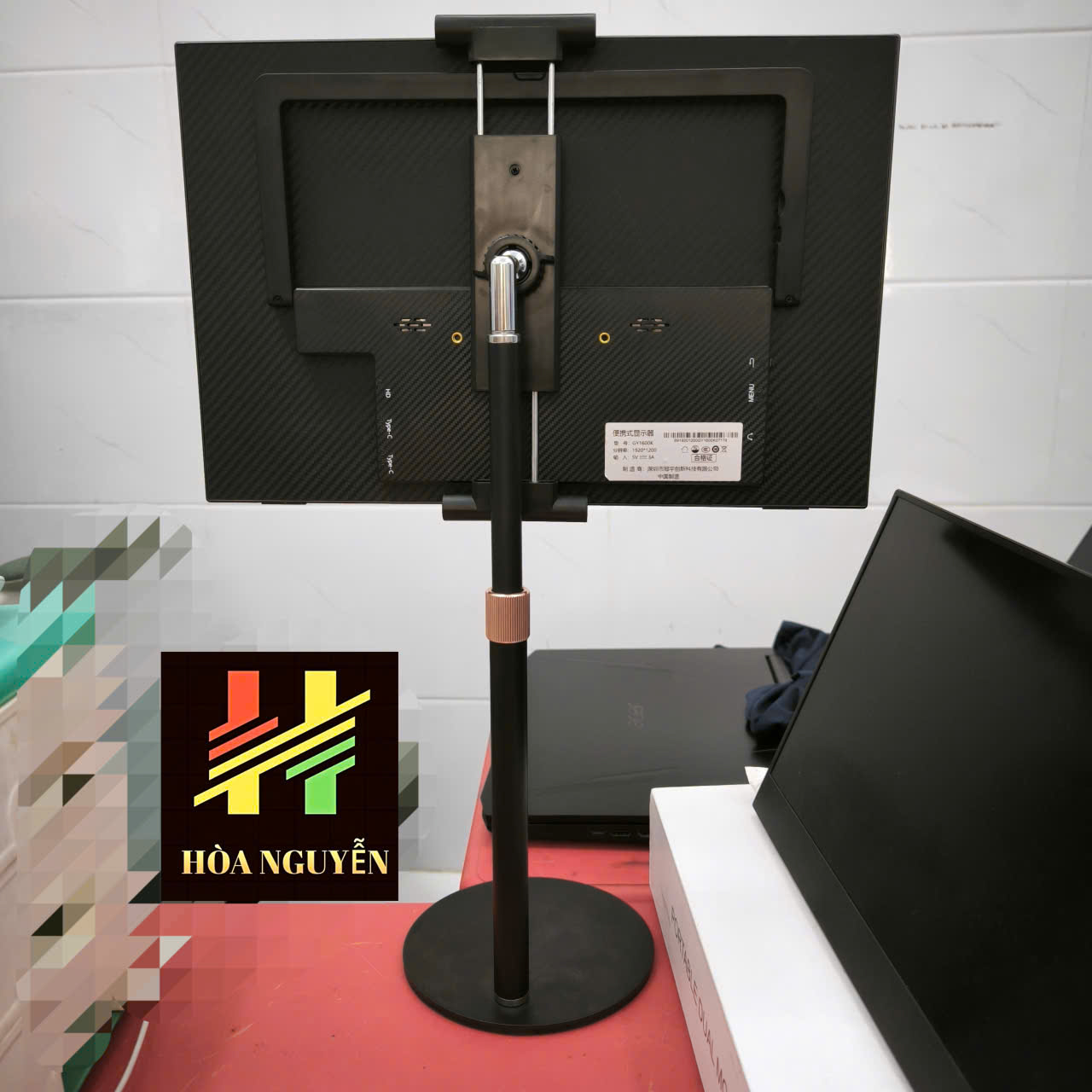 Chân 360 độ + Kẹp