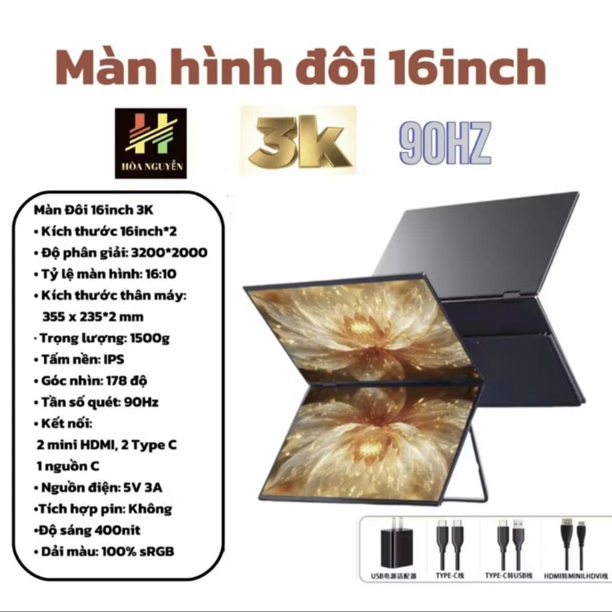 Màn DUAL 16 3K 90hz